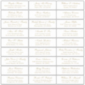 trouwgastensticker voor adresetiketten sticker (Voorkant)