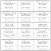  trouwgastensticker voor adresetiketten sticker (Voorkant)