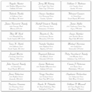  trouwgastensticker voor adresetiketten sticker