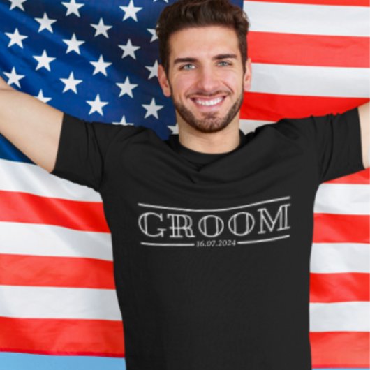 Trouwgetuigen Bachelorfeest Geschenk op Maat T-shirt