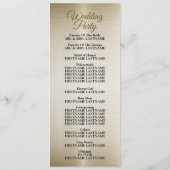 Trouwgoud  Rechthoek Dimond Flowers Shiny Programma (Achterkant)