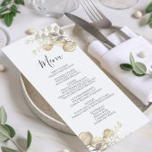 Trouwgroen Calligrafie Menu Script