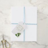 Trouwgroen Chic Cadeaulabel (Met Touw)