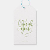 Trouwgroen Chic Cadeaulabel (Achterkant)