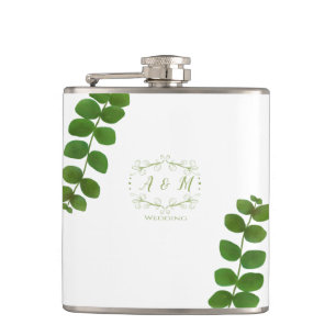 Trouwgroen Chic Heupfles