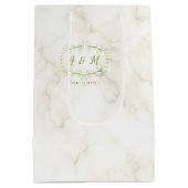 Trouwgroen Chic Medium Cadeauzakje (Achterkant)