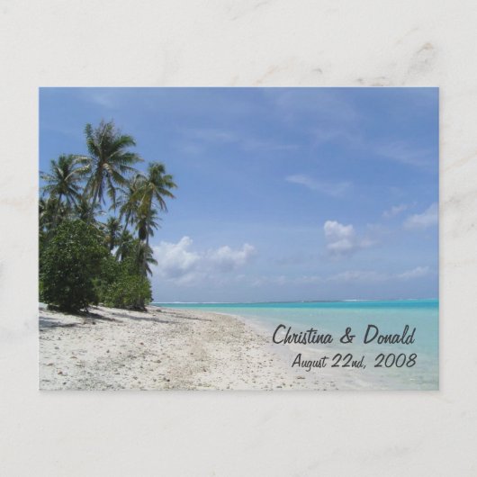 Trouwgunst Briefkaart 2Gepersonaliseerd (Voorkant)