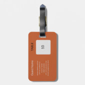 Trouwgunst Zitting Grafiek Gids Bagagelabel (Achterkant verticaal)