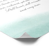 Trouwherdenkingbord Seaglass Tides Poster (Hoek)
