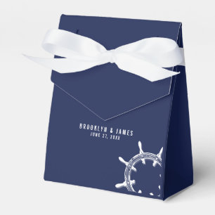 Trouwhulpen Doosjes Zeemansstijl Navyblauw Wiel