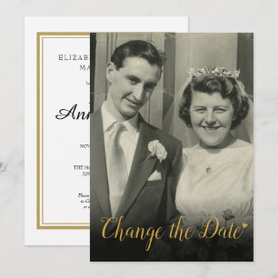 Trouwjubileum Foto Andere Datum Kaart