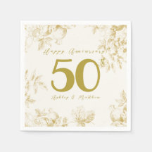 Trouwjubileum gouden vintage aangepast schrift