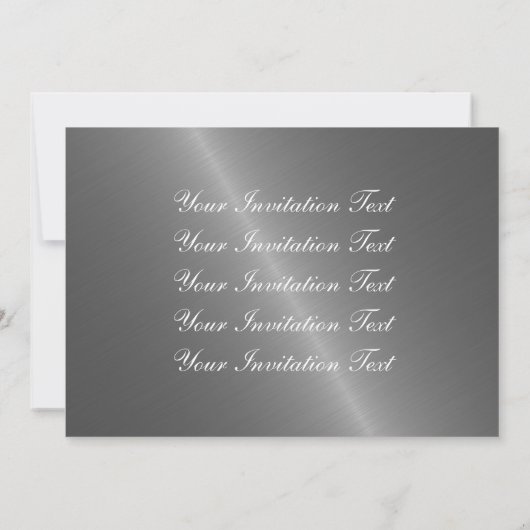 Trouwjubileum Verjaardag Zilveren Hartjes Staal Kaart (Achterkant)