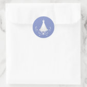 Trouwjurk Blauwe envelop sticker (Tas)