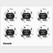 Trouwjurk Boston Toilet Persoonlijke 3" Sticker (Vel)