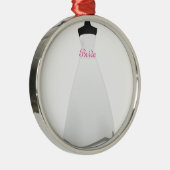 Trouwjurk Bruid Kerst Ornament (Rechts)