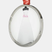 Trouwjurk Bruid Kerst Ornament (Links)