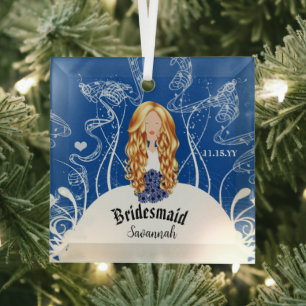Trouwjurk Bruidsmeisje Kerst Ornament