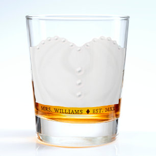 Trouwjurk Echtgenote Bruid Mevrouw Shot Glas