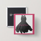 Trouwjurk Maid of Honor Button Pin (Voorkant /achterkant)