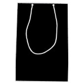 Trouwjurk Moeder van de Bruidegom Zwarte Gift Bag Medium Cadeauzakje (Achterkant)