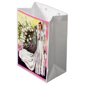 Trouwjurk print 1938 medium cadeauzakje (Voorkant Gekanteld)