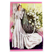 Trouwjurk print 1938 medium cadeauzakje (Achterkant)