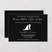 Trouwjurk & Tux - 3x5 Trouw Uitnodiging (Voorkant / Achterkant)