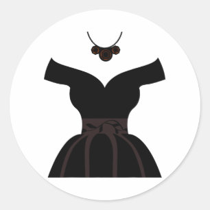 Trouwjurken Bruidsfeestjes Schattig Grafisch Grapp Ronde Sticker