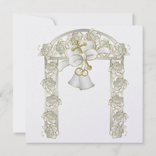 Trouwkaart 13,3 cm x 13,3 cm kaart (Voorkant)