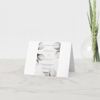 trouwkaart bedankkaart