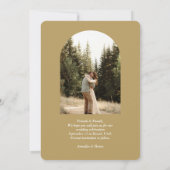 Trouwkaart Bloemen Varens Save the Date (Achterkant)