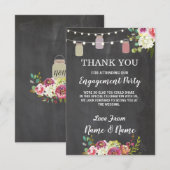 Trouwkaart Dank Jars Krijt Kaart (Voorkant / Achterkant)