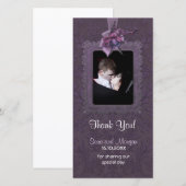 Trouwkaart Dankjewel Dark Romance Bedankkaart (Voorkant / Achterkant)