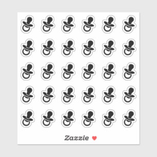 Trouwkaart Eet Baby Maaltijd Menu Keuze Sticker
