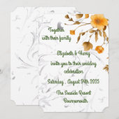 Trouwkaart  kaart (Voorkant / Achterkant)