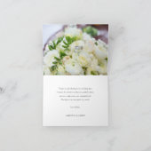 Trouwkaart met bedankbrief en foto bedankkaart (Binnen)