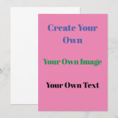 Trouwkaart met bedankje bedankkaart (Voorkant / Achterkant)