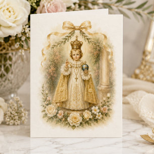 Trouwkaart met Infant van Praag voor traditionele Kaart