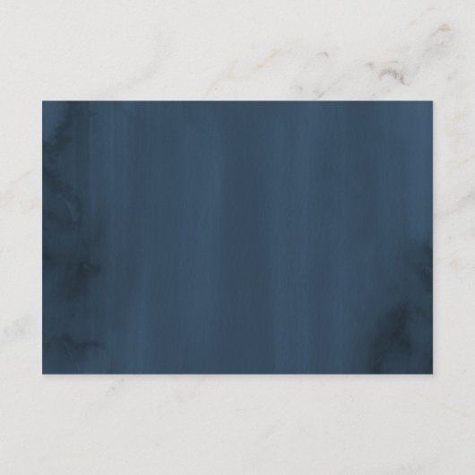 Trouwkaart met roze bordeaux en marine bloemendeta informatiekaartje (Achterkant)