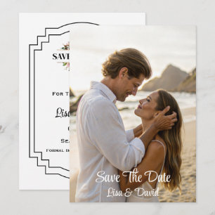 Trouwkaart Save The Date Notitiekaartje