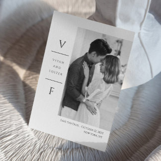 Trouwkaart save the date uitnodiging I Elegante tr