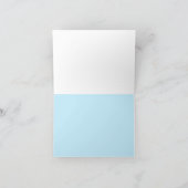 Trouwkaart Strand Bruiloft Bedankkaart (Binnen)