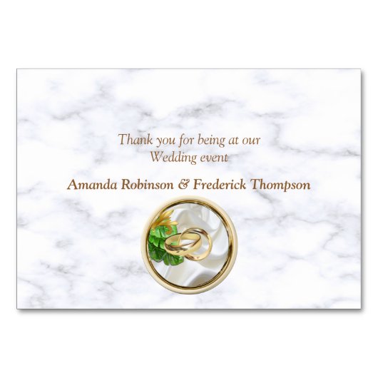 Trouwkaart voor romantische tropische bruiloft ger kaart (Achterkant)