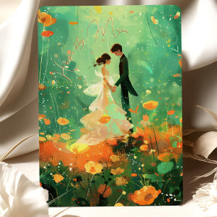 Trouwkaart 'Whimsical Forest' Kaart