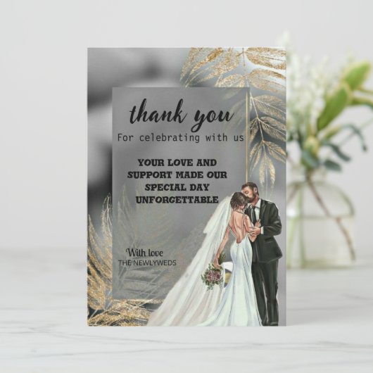 trouwkaarten kaart (Staand voorkant)