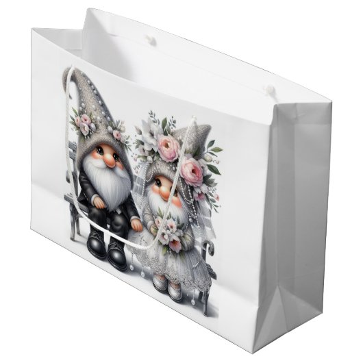 Trouwkabouter Groot Cadeauzakje (Voorkant Gekanteld)