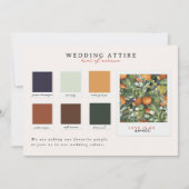 trouwkleding | Citrus Kleurenpalet Kaart (Voorkant)