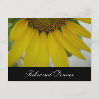 Trouwkleine Zonnebloem Briefkaart