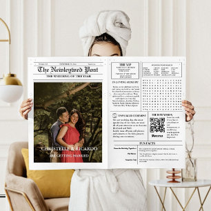 Trouwkrant Tijdlijn & Programma Infographic